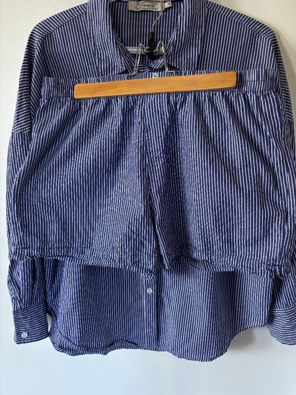 Matching  Button Up and Shorts 100% Cotton (Brand Propaganda, Size Medium)